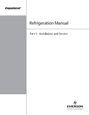 Emerson Copeland Refrigeration Manual Part 5 Compressor Service Manual page 1