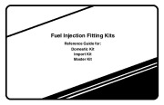 Robinair SPX Fuel Injection Fitting Kits Reference Guide page 1