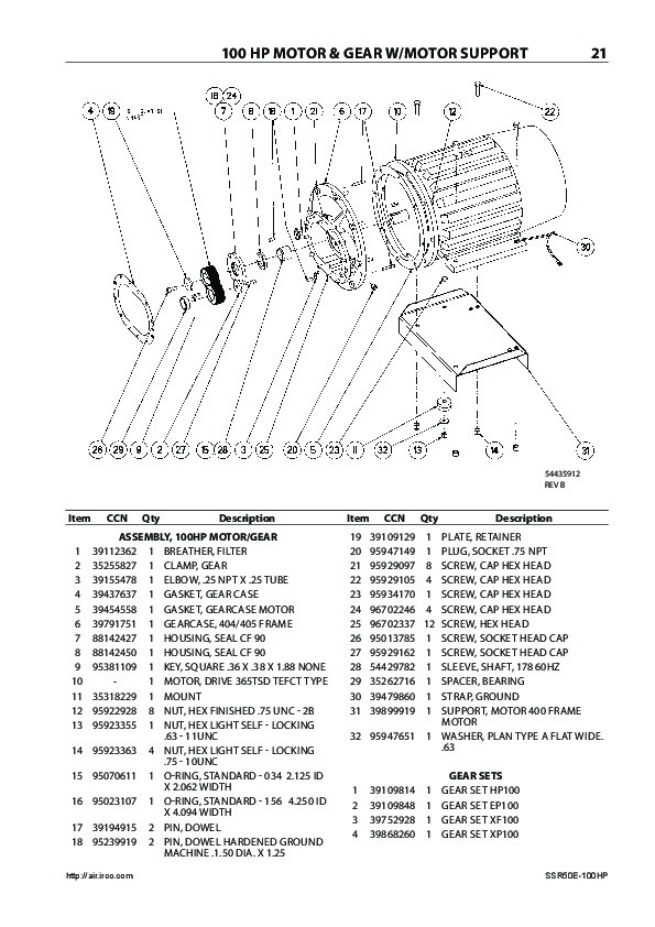 Ingersoll Rand Lightsource Parts Manual